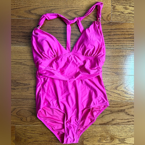Vix Swim Nwt Mar By Vix One Piece Pink Swimsuit Poshmark